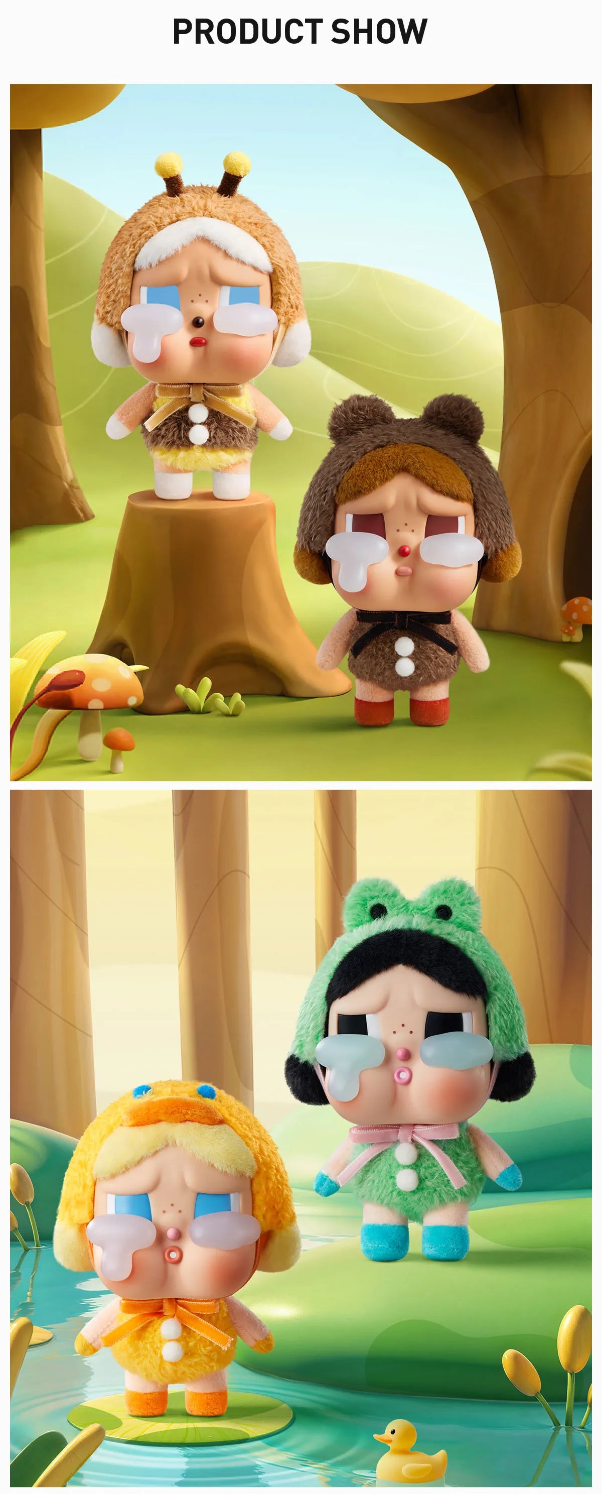 CRYBABY Crying Again Series-Vinyl Face Plush Blind Box