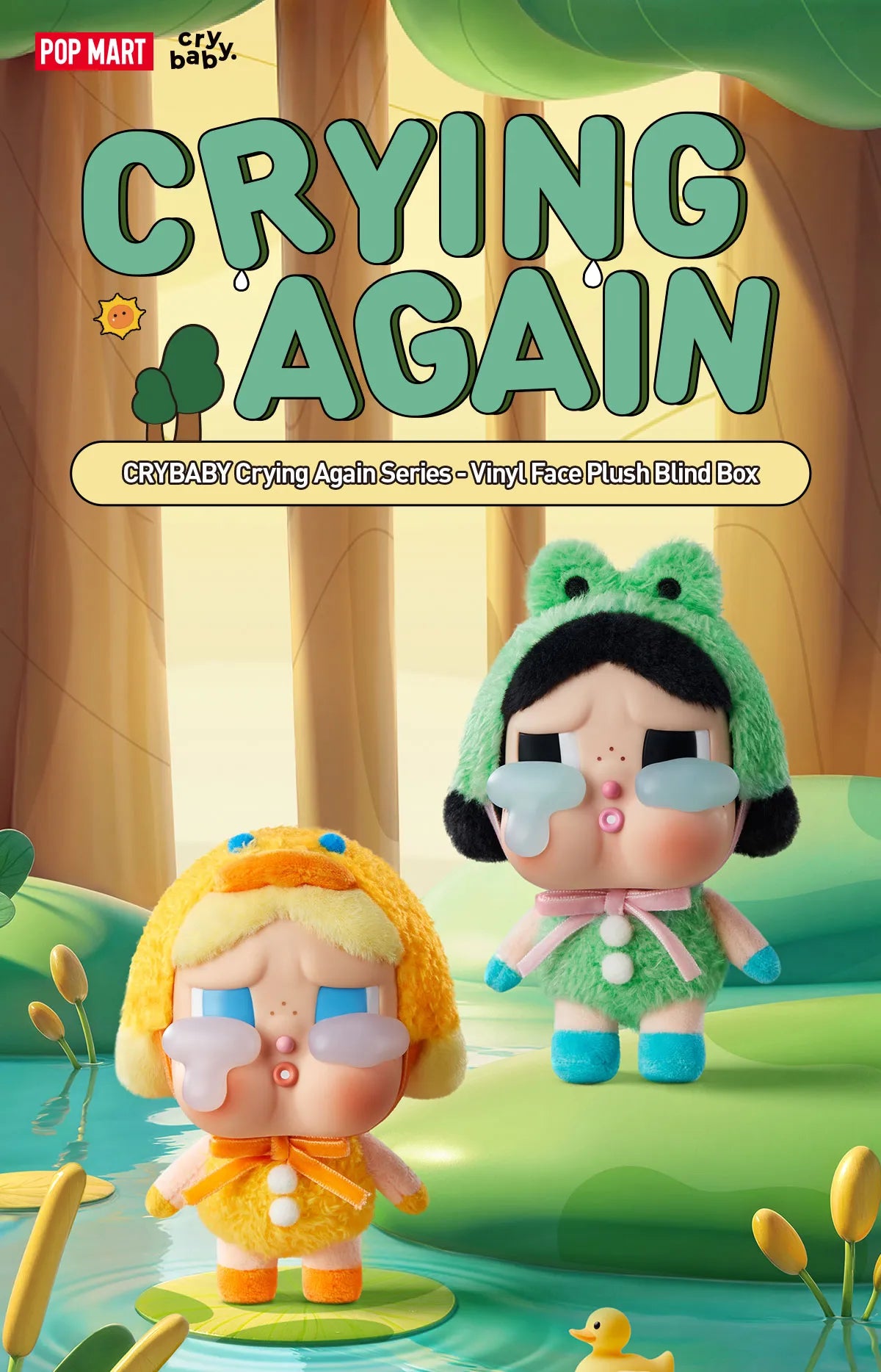 CRYBABY Crying Again Series-Vinyl Face Plush Blind Box