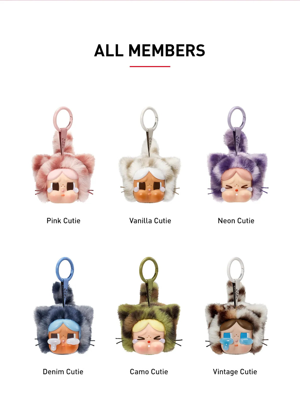 CRYBABY Wild but Cutie Series - Vinyl Plush Pendant Blind Box