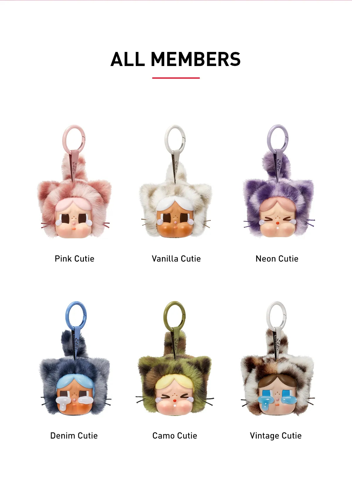 CRYBABY Wild but Cutie Series - Vinyl Plush Pendant Blind Box