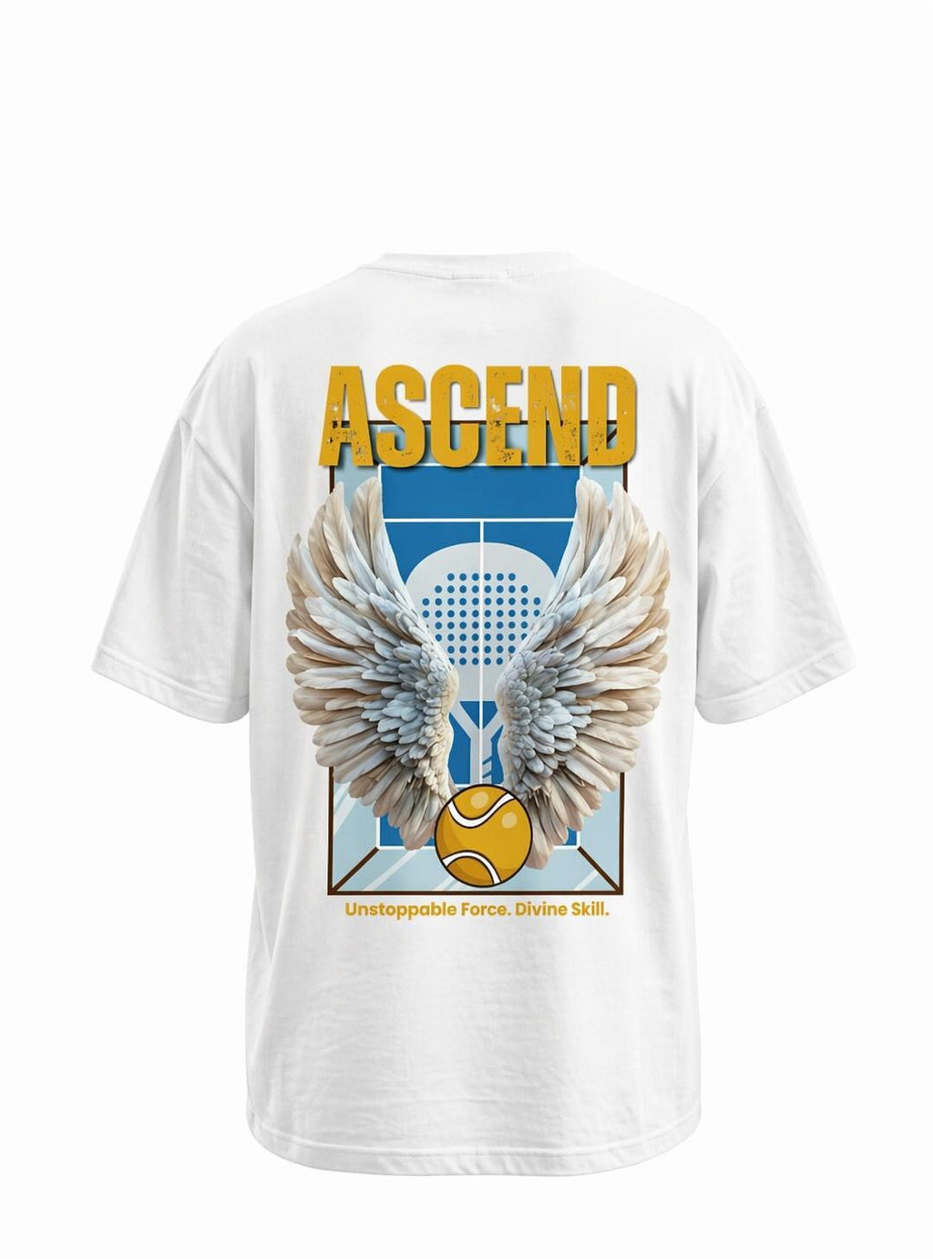 ASCEND T-Shirt – Unstoppable Force. Divine Skill.