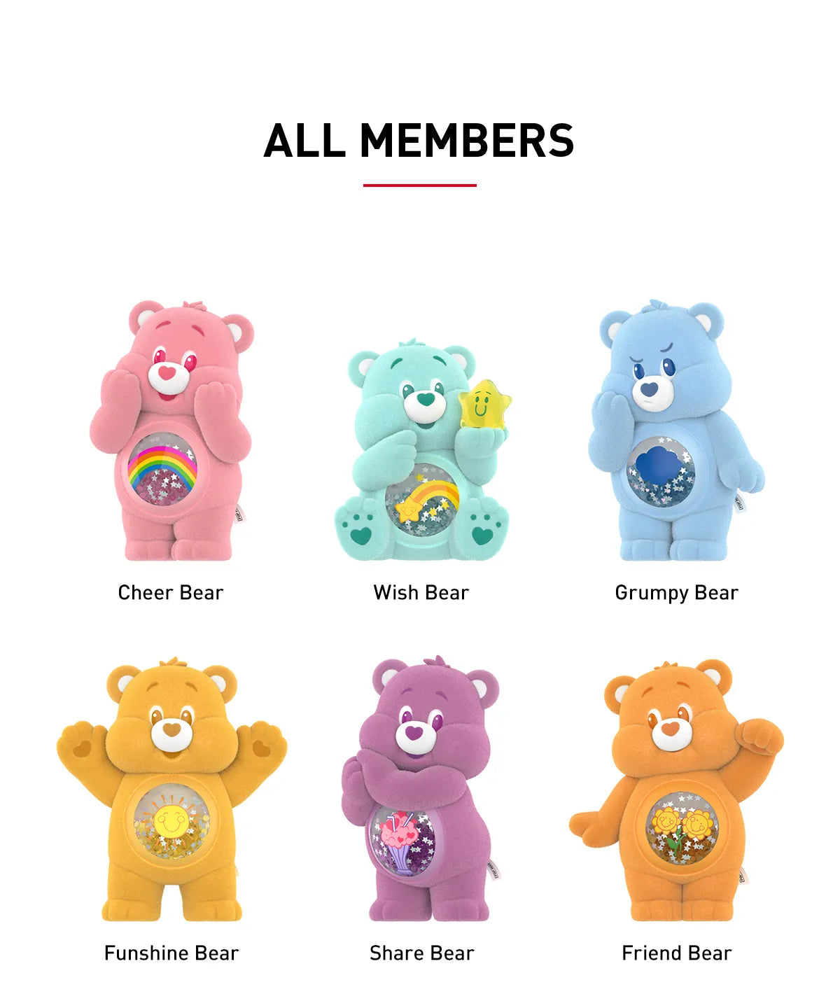 Care Bears Colorful Hugs Series Figures