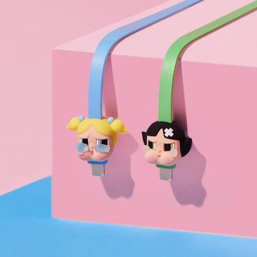 CRYBABY × Powerpuff Girls Series-Cable Blind Box