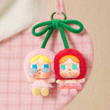 CRYBABY Crying For Love Series-Vinyl Plush Hanging Card (Love You Cherry Much)
