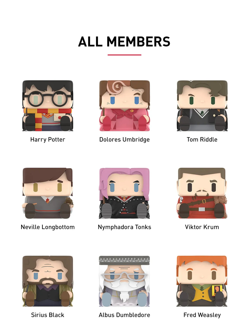 Harry Potter POP CUBE-1 Series Figures