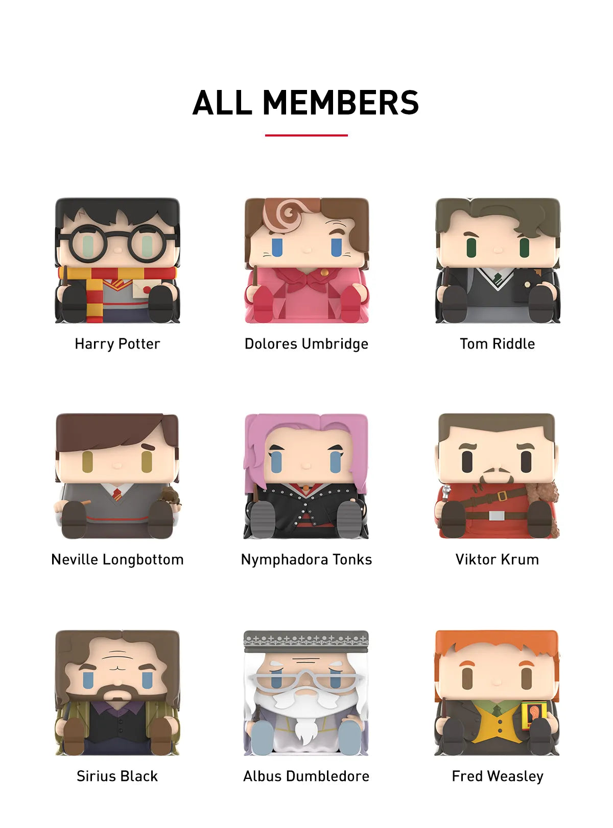 Harry Potter POP CUBE-1 Series Figures