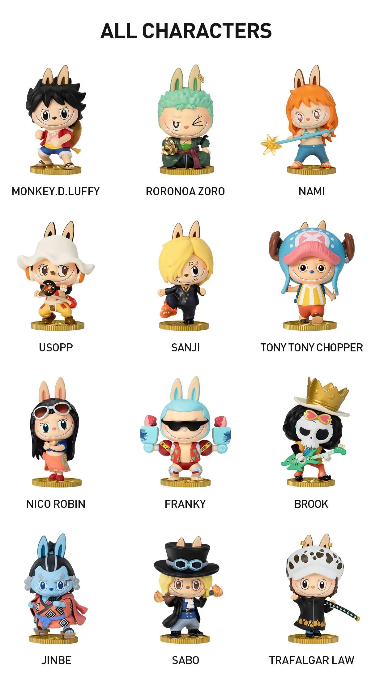 THE MONSTERS × One Piece Series Figures
