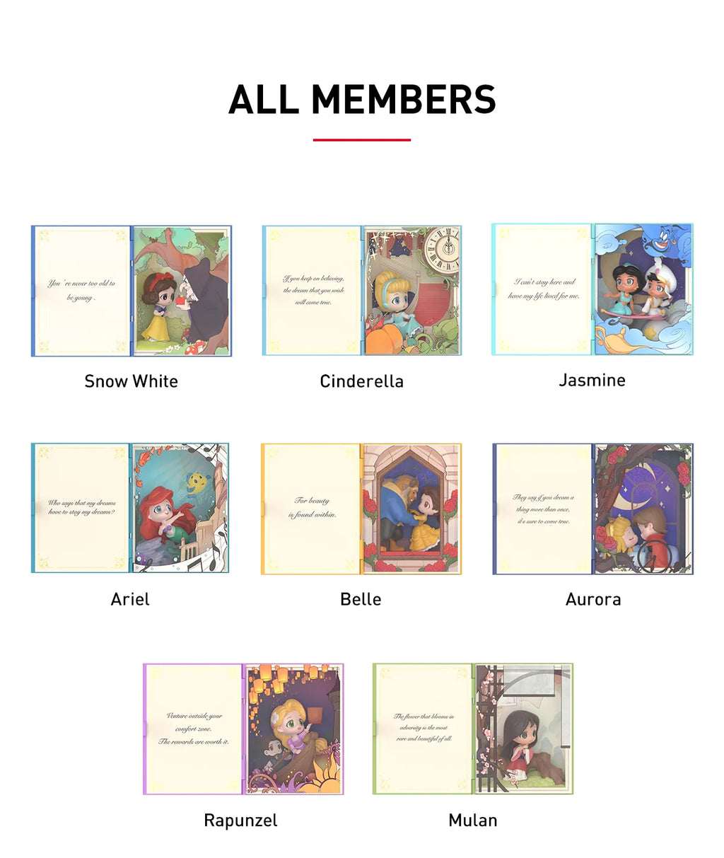 Disney Princess's Fairy Tales Series Scene Sets